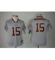 Nike Youth Chicago Bears #15 Brandon Marshall Grey Jerseys[Elite Lights Out]