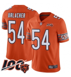 Youth Chicago Bears 54 Brian Urlacher Orange Alternate 100th Season Limited Football Jersey