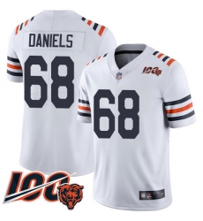 Youth Chicago Bears 68 James Daniels White 100th Season Limited Football Jersey