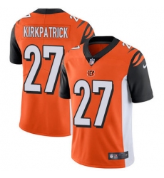 Nike Bengals #27 Dre Kirkpatrick Orange Alternate Mens Stitched NFL Vapor Untouchable Limited Jersey