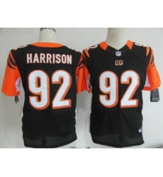 Nike Cincinnati Bengals 92 James Harrison Black Elite NFL Jersey