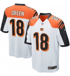 Youth Nike Cincinnati Bengals 18 AJ Green Game White NFL Jersey