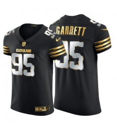 Cleveland Browns 95 Myles Garrett Men Nike Black Edition Vapor Untouchable Elite NFL Jersey