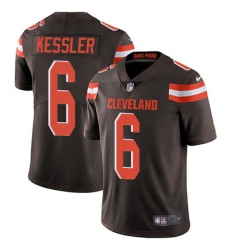 Nike Browns #6 Cody Kessler Brown Team Color Mens Stitched NFL Vapor Untouchable Limited Jersey