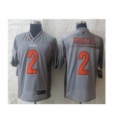 Nike cleveland browns 2 Johnny Manziel grey Elite vapor NFL Jersey