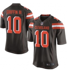 Nike Browns #10 Robert Griffin III Brown Team Color Youth Stitched NFL jersey