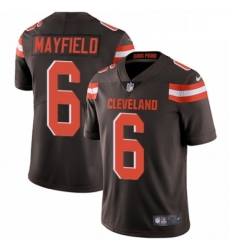 Youth Nike Cleveland Browns 6 Baker Mayfield Brown Team Color Vapor Untouchable Elite Player NFL Jersey