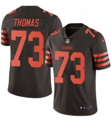 Youth Nike Cleveland Browns 73 Joe Thomas Limited Brown Rush Vapor Untouchable NFL Jersey