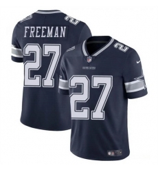 Men Dallas Cowboys 27 Royce Freeman Navy Vapor Untouchable Limited Stitched Football Jersey