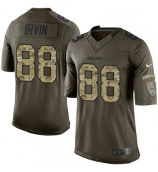 Mens Nike Dallas Cowboys 88 Michael Irvin Limited Green Salute to Service NFL Jersey