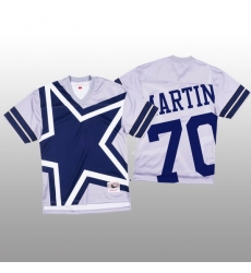 NFL Dallas Cowboys 70 Zack Martin White Men Mitchell  26 Nell Big Face Fashion Limited NFL Jersey