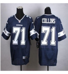 New Dallas Cowboys #71 La'el Collins Navy Blue Team Color Men Stitched NFL Elite jersey