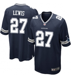 Nike Cowboys #27 Jourdan Lewis Navy Blue Mens Team Color NFL Elite Jersey