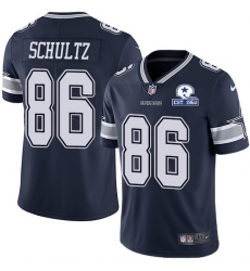 Nike Cowboys 86 Dalton Schultz Navy Blue Team Color Men Stitched With Established In 1960 Patch NFL Vapor Untouchable Limited Jersey