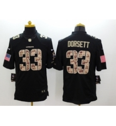 Nike Dallas Cowboys 33 tony dorsett Black Limited Salute to Service NFL Jersey