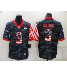 Men's Denver Broncos #3 Russell Wilson USA Camo 2020 Salute To Service Stitched NFL Nike Limited Jersey