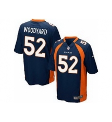 Nike Denver Broncos 52 Wesley Woodyard Blue Game NFL Jersey