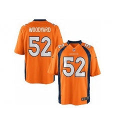 Nike Denver Broncos 52 Wesley Woodyard Orange Game NFL Jersey