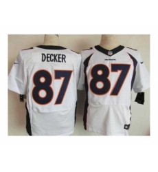 Nike Denver Broncos 87 Eric Decker white Elite NFL Jersey