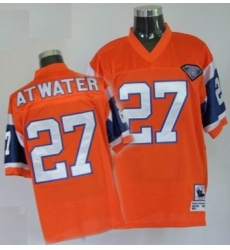 kids Denver Broncos 27 STEVE ATWATER orange Throwback Jerseys