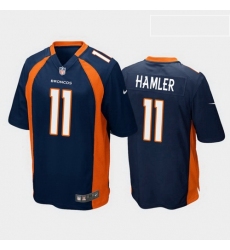 men k.j. hamler denver broncos navy game jersey