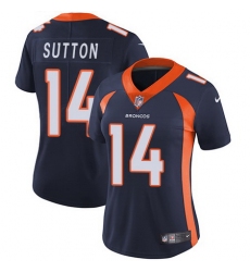 Nike Broncos #14 Courtland Sutton Blue Alternate Womens Stitched NFL Vapor Untouchable Limited Jersey