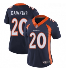 Womens Nike Denver Broncos 20 Brian Dawkins Elite Navy Blue Alternate NFL Jersey