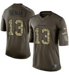 Nike Broncos #13 Trevor Siemian Green Youth Stitched NFL Limited Salute to Service Jersey