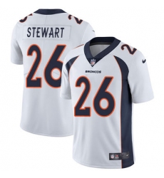 Nike Broncos #26 Darian Stewart White Youth Stitched NFL Vapor Untouchable Limited Jersey