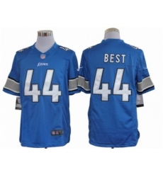 Nike Detroit Lions 44 Jahvid Best blue Limited NFL Jersey