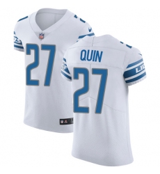 Nike Lions #27 Glover Quin White Mens Stitched NFL Vapor Untouchable Elite Jersey