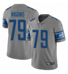 Nike Lions 79 Kenny Wiggins Gray Men Stitched NFL Limited Inverted Legend Jersey