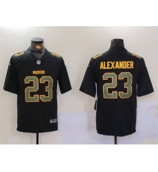 Men Green Bay Packers 23 Jaire Alexander Black Fashion Vapor Limited Stitched Football Jersey