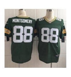 nike nfl jerseys green bay packers 88 montgomery green[Elite][montgomery]