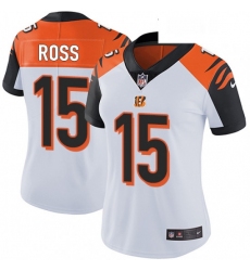 Womens Nike Cincinnati Bengals 15 John Ross Elite White NFL Jersey