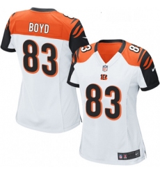 Womens Nike Cincinnati Bengals 83 Tyler Boyd Game White NFL Jersey