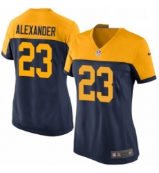 Womens Nike Green Bay Packers 23 Jaire Alexander Game Navy Blue Alternate NFL Jersey