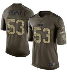 Nike Packers #53 Nick Perry Green Youth Stitched NFL Limited Salute to Service Jersey