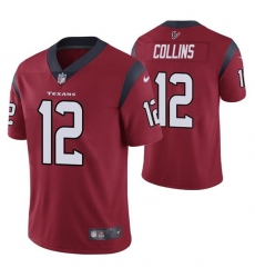 Men Houston Texans 12 Nico Collins Red Vapor Untouchable Limited Stitched Jersey