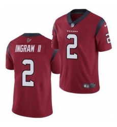 Men Houston Texans 2 Mark Ingram II Red Vapor Untouchable Limited Stitched Jersey