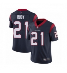 Men Houston Texans 21 Bradley Roby Navy Blue Team Color Vapor Untouchable Limited Player Football Jersey