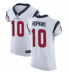 Men Nike Houston Texans 10 DeAndre Hopkins White Vapor Untouchable Elite Player NFL Jersey