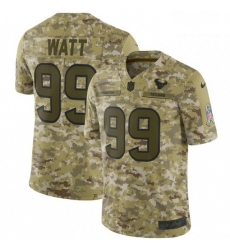 Men Nike Houston Texans 99 JJ Watt Limited Camo 2018 Salute to Service NFL Jersey