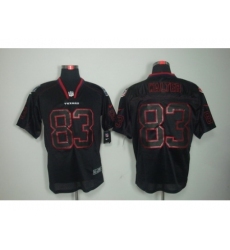 Nike Houston Texans 83 Kevin Walter Lights Out Black Elite NFL Jersey