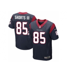 Nike Houston Texans 85 Cecil Shorts III Blue Elite NFL Jersey