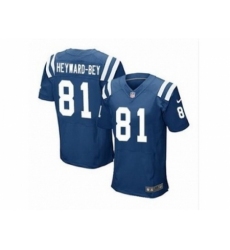 Nike Indianapolis Colts 81 Darrius Heyward-bey blue Elite NFL Jersey