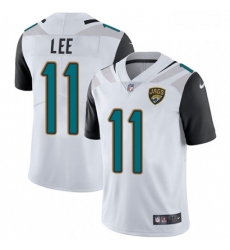 Men Nike Jacksonville Jaguars 11 Marqise Lee White Vapor Untouchable Limited Player NFL Jersey