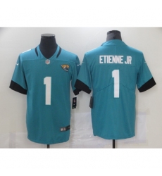 Men's Jacksonville Jaguars #1 Travis Etienne Jr. Blue Nike 2021 Alternate Limited Jersey