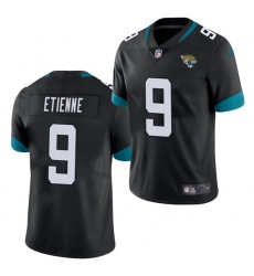 Nike Jacksonville Jaguars 9 Travis Etienne Black 2021 Draft Vapor Limited Jersey