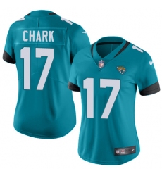 Nike Jaguars #17 DJ Chark Teal Green Alternate Women Stitched Jersey